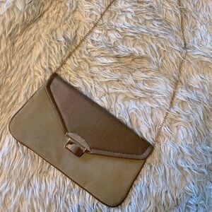 Taupe Shoulder bag/clutch bag